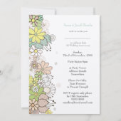 5周年 木婚式 カスタム招待状 招待状 (裏面)