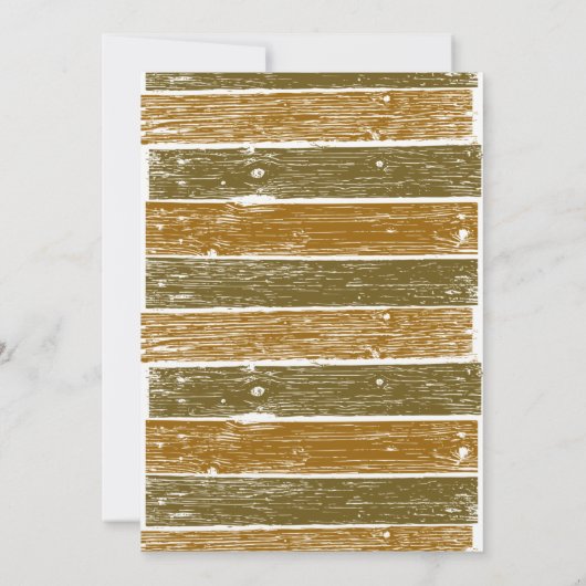 5周年 木婚式 招待状 (裏面)