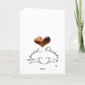 5周年 結婚記念日 カード 木製 (裏面)