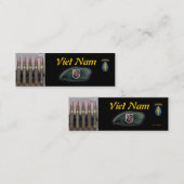 5回目のフラッシュグリーンは特別なブックマーカーを奪いました スキニー名刺 (正面/裏面)