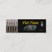 5回目のフラッシュグリーンは特別なブックマーカーを奪いました スキニー名刺 (裏面)