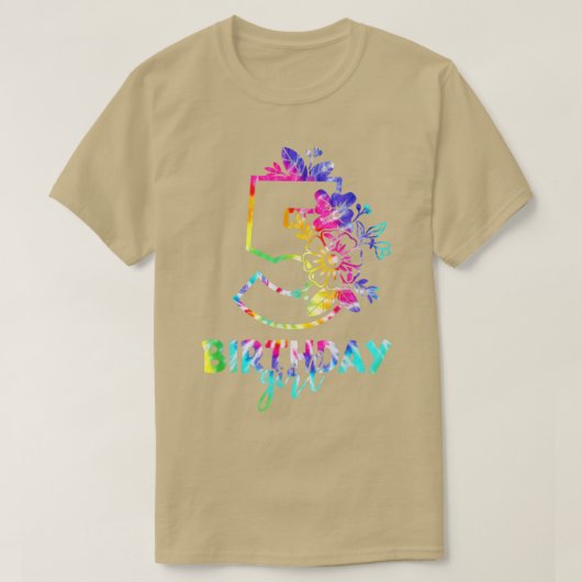 5回素晴らし私5歳のハッピーバースデーG Tシャツ (デザイン正面)
