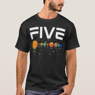 5太陽の歳5誕生日 Tシャツ
