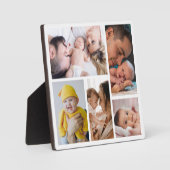 5家族の写真モダンコラージュを作成 フォトプラーク (正面)