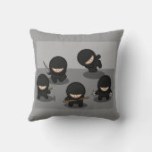 5小さな漫画の忍者 クッション (裏面)