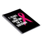 5年で数えて生き残った乳がん ノートブック (右側)