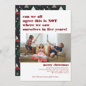 5年ぶりに会った | メリークリスマス シーズンカード (正面/裏面)