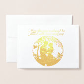 5年後には愛と喜びに満ちている 箔カード (封筒付き正面)