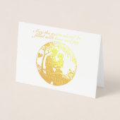 5年後には愛と喜びに満ちている 箔カード (正面)