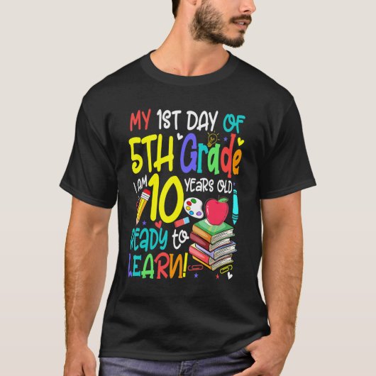 5年生から1年生まで Tシャツ (正面)