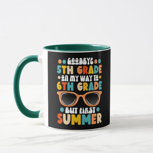 5年生から6年生だが初夏 マグカップ (左)