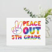 5年生さようなら タイダイ染め 最終日 招待状 (スタンド正面)