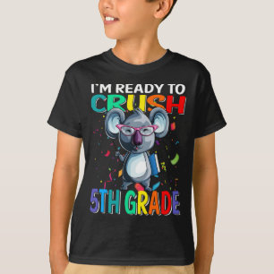 5年生のコアラ新学期を潰す Tシャツ