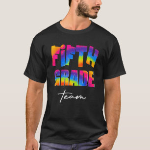 5年生のチーム絞り染めの感謝の日に戻る Tシャツ