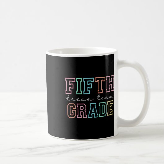 5年生のドリームチーム 5年生の初登校 コーヒーマグカップ (右)