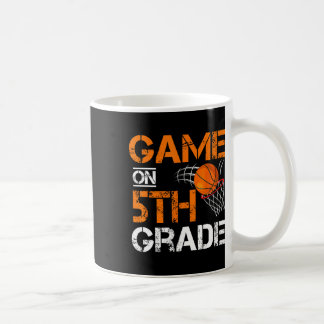 5年生のバスケットボールの最初の日の楽しいゲーム コーヒーマグカップ