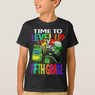 5年生のビデオゲームのレベルアップまでの時間 Tシャツ