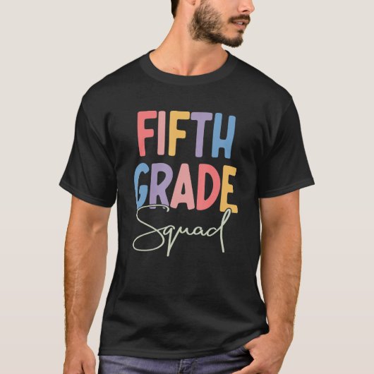 5年生の仲間 5年生 先生 生徒 チーム 再会 Tシャツ (正面)