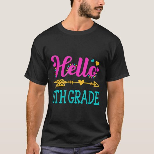 5年生の先生のための楽しいバックトゥスクール Tシャツ (正面)