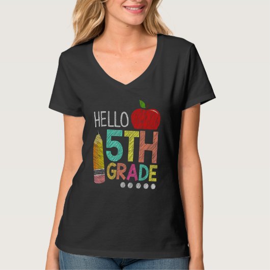 5年生の先生チーム 5年生の仲間 ギー Tシャツ (正面)