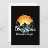 5年生の冒険が始まる 招待状 (正面/裏面)