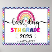 5年生の写真プロップサインの最終日 ポスター (正面)