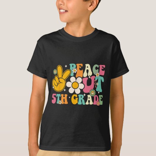 5年生の卒業おめでとう！学校最後の日だね、最高！ Tシャツ (正面)
