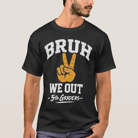 5年生の卒業おめでとう Brut Tシャツ (正面)