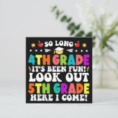 5年生の卒業式を見る長い4年生 案内状 (スタンド正面)