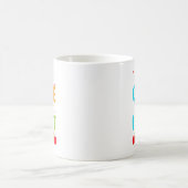 5年生の卒業生2024年の学校の最終日 コーヒーマグカップ (中央)