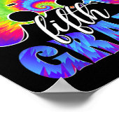 5年生の卒業飾り付けピースアウト5Gra ポスター (角)