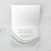 5年生の卒業、ソフトボールの球および帽子 カード (内部)