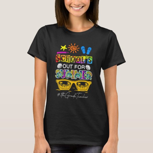5年生の学校の最終日 Tシャツ (正面)