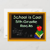 5年生の学校は最高だ! ポストカード (正面/裏面)