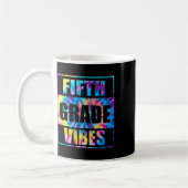 5年生の学校生活が始まる Back To School コーヒーマグカップ (左)