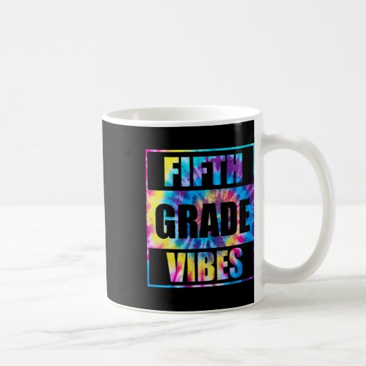 5年生の学校生活が始まる Back To School コーヒーマグカップ (右)