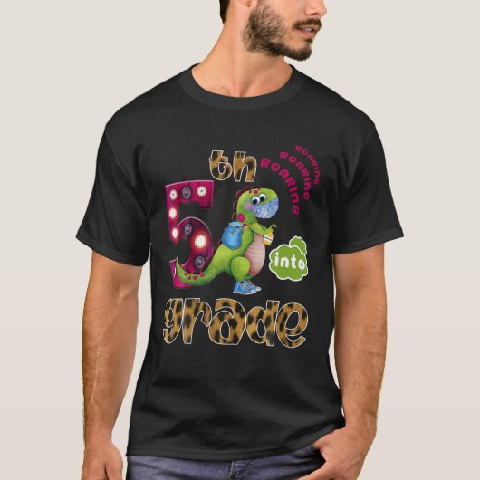 5年生の学生先生チームに戻る轟音 Tシャツ (正面)