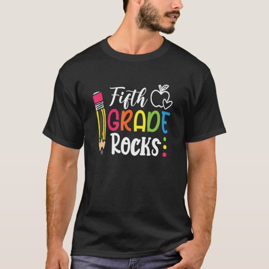 5年生の岩新学期こんにちは5年生T Tシャツ (正面)