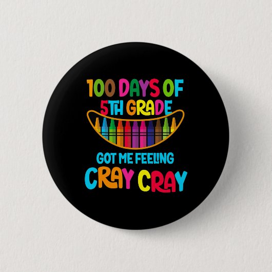 5年生の得Crayの感じ日 缶バッジ (正面)
