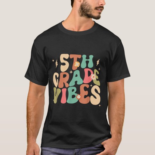 5年生の気分 グルービーな学校生活のはじまり Tシャツ (正面)