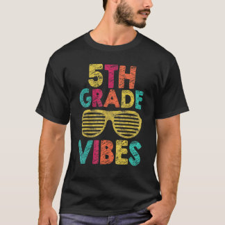 5年生の気分 バックトゥスクール 5年生の先生 Tシャツ