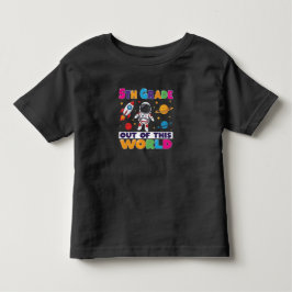 5年生の生徒と教師のための宇宙飛行士スペースTシャツ トドラーTシャツ