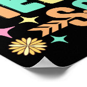 5年生の遠足分隊先生生徒学校 ポスター (角)