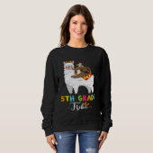 5年生の部族スロースライディングラマ戻る学校 スウェットシャツ (正面フル)