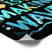 5年生は波を作っている新学期キッズ ポスター (角)