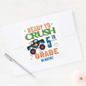 5年生を粉砕する準備ができている スクエアシール (封筒)