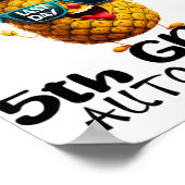 5年生オートグラフ卒業少年少女F ポスター (角)