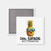 5年生オートグラフ卒業少年少女F マグネット (正面/裏面)