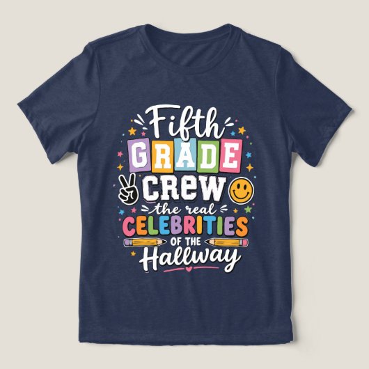 5年生クルー トライブレンドTシャツ (デザイン正面)