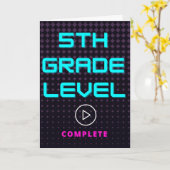 5年生ゲーマー女流挨拶 カード (黄色い花)